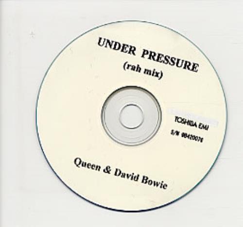 Queen Under Pressure CD-R acetate Japanese QUECRUN148866