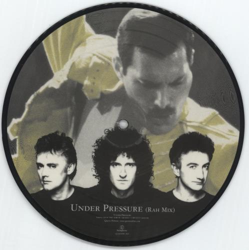Queen Under Pressure 7" vinyl picture disc (7 inch picture disc single) UK QUE7PUN877489