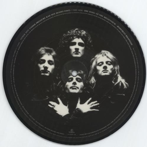 Queen Under Pressure 7" vinyl picture disc (7 inch picture disc single) UK QUE7PUN877489