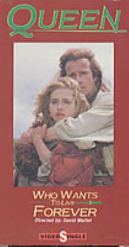 Queen Who Wants To Live Forever video (VHS or PAL or NTSC) UK QUEVIWH25591