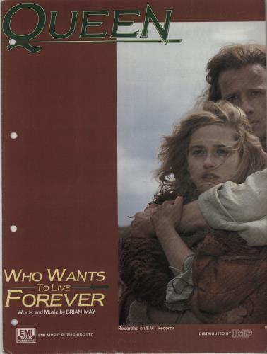 Queen Who Wants To Live Forever sheet music UK QUESMWH673379