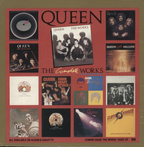 Queen Works tour programme UK QUETRWO47603