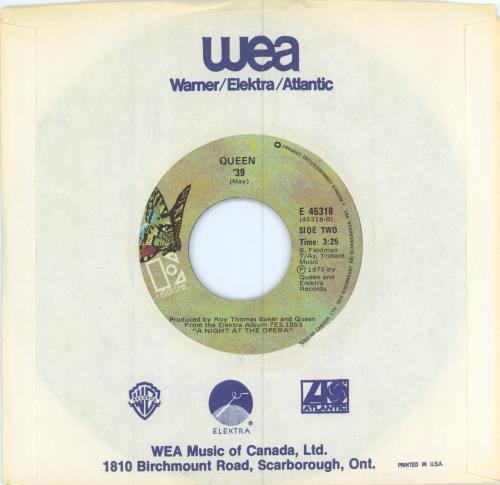 Queen You're My Best Friend 7" vinyl single (7 inch record / 45) Canadian QUE07YO784933