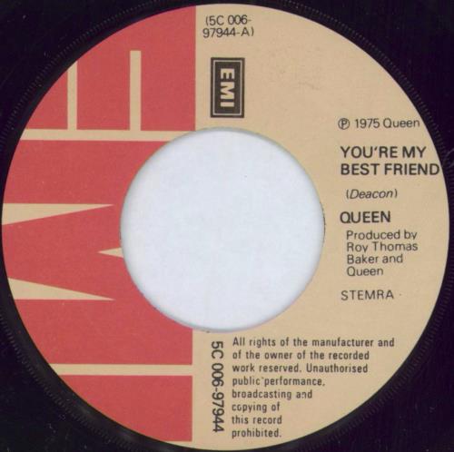 Queen You're My Best Friend 7" vinyl single (7 inch record / 45) Dutch QUE07YO79815