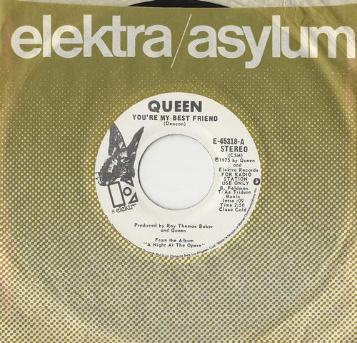 Queen You're My Best Friend 7" vinyl single (7 inch record / 45) US QUE07YO97521