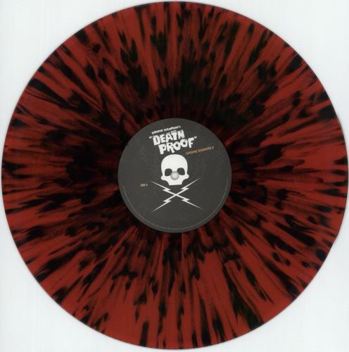 Quentin Tarantino Death Proof - Red and Black Splatter Vinyl vinyl LP album (LP record) US QUNLPDE877339