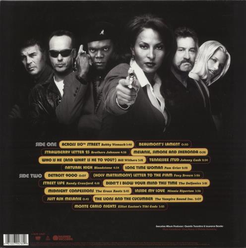 Quentin Tarantino Jackie Brown - 180 Gram vinyl LP album (LP record) US QUNLPJA871169