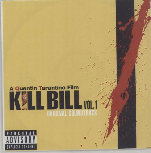 Quentin Tarantino Kill Bill Volume 1 CD-R acetate UK QUNCRKI664403