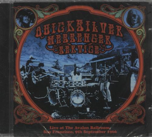 Quicksilver Messenger Service Live At The Avalon Ballroom UK CD album