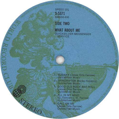 Quicksilver What About Me? vinyl LP album (LP record) Australian QU0LPWH740942