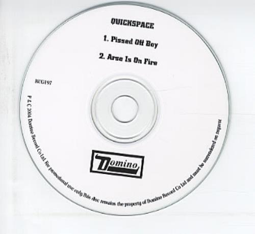Quickspace Supersport Pissed Off Boy CD-R acetate UK QUCCRPI318545