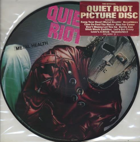 Quiet Riot Metal Health picture disc LP (vinyl picture disc album) US QRTPDME180863