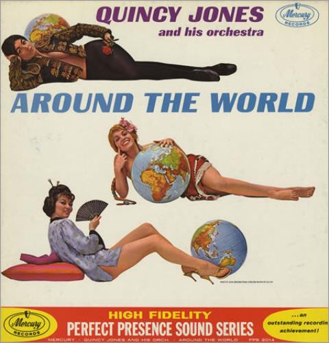 Quincy Jones Around the World vinyl LP album (LP record) US QUJLPAR364121