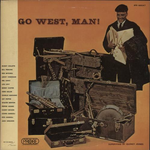 Quincy Jones Go West, Man! vinyl LP album (LP record) Japanese QUJLPGO873821