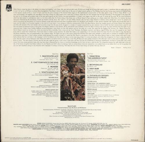 Quincy Jones Smackwater Jack vinyl LP album (LP record) South African QUJLPSM775968