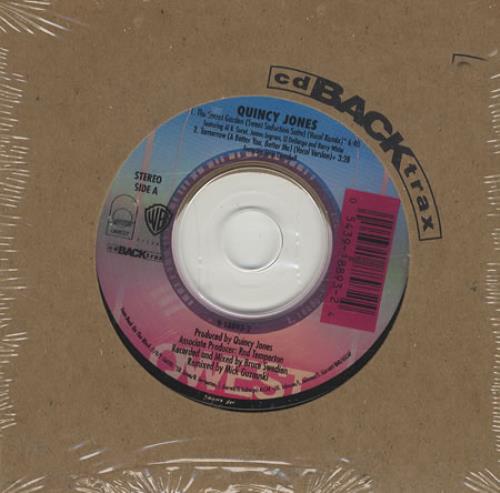 Quincy Jones The Secret Garden CD single (CD5 / 5") US QUJC5TH05189