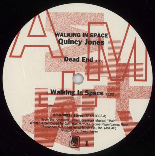 Quincy Jones Walking In Space - Half-Speed vinyl LP album (LP record) US QUJLPWA541685