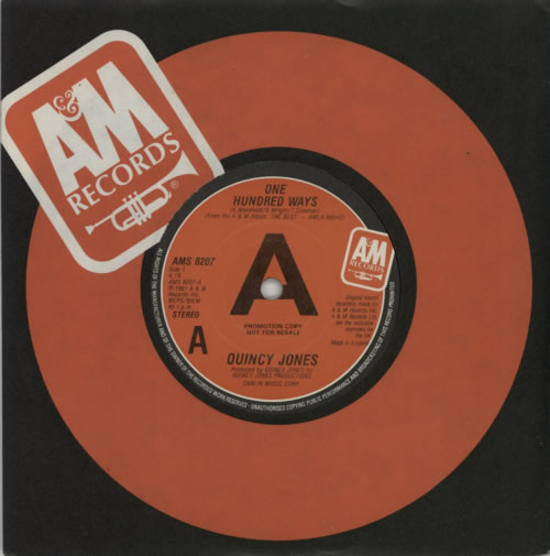 Quincy Jones One Hundred Ways A Label UK Promo 7" vinyl single (7