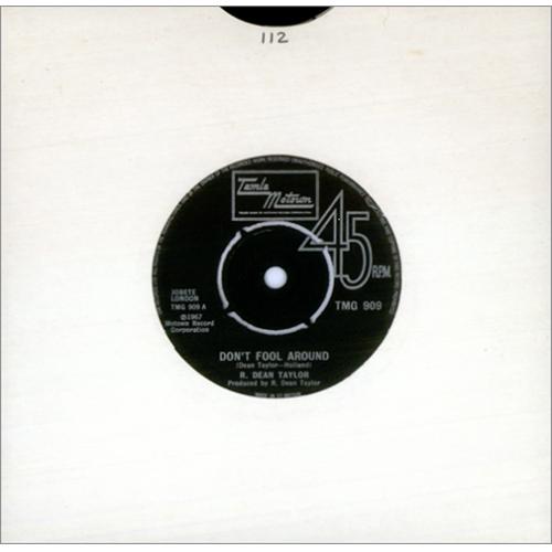 R. Dean Taylor Don't Fool Around 7" vinyl single (7 inch record / 45) UK RC007DO421018