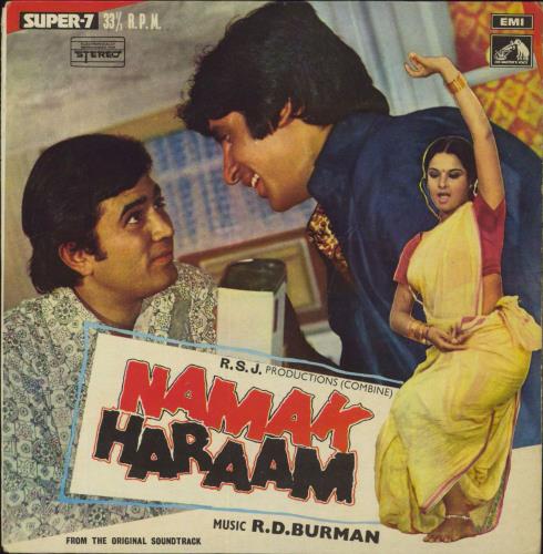 R.D. Burman Namak Haraam vinyl LP album (LP record) Indian R7KLPNA824599