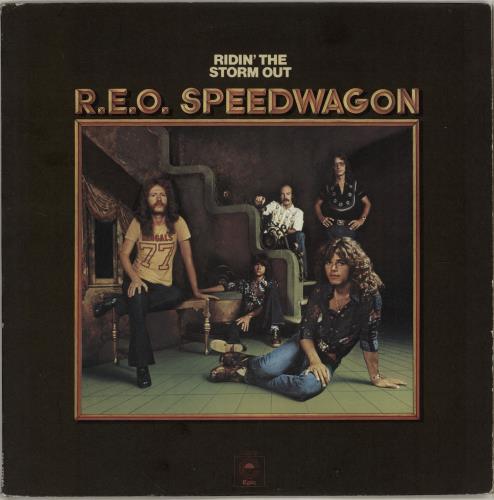 R.E.O. Speedwagon Ridin' The Storm Out vinyl LP album (LP record) US REOLPRI764888