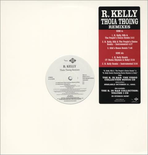 R Kelly Thoia Thoing - Remixes 12" vinyl single (12 inch record / Maxi-single) US R-K12TH275170