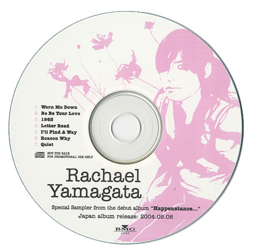 Rachael Yamagata Happenstance Sampler CD-R acetate Japanese YATCRHA490754