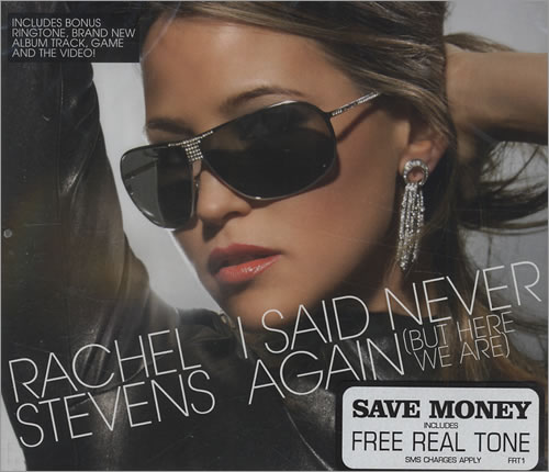 Rachel Stevens I Said Never Again [But Here We Are] 2-CD single set (Double CD single) UK R.S2SIS337387