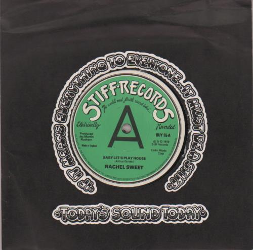 Rachel Sweet Baby Let's Play House - 'A' label 7" vinyl single (7 inch record / 45) UK RS107BA646451