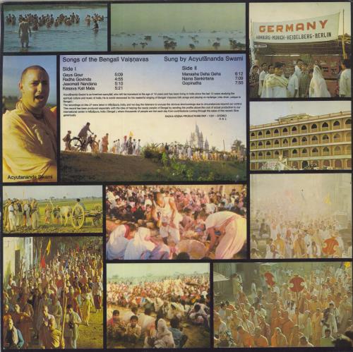 Radha Krishna Temple India vinyl LP album (LP record) UK RKTLPIN452658