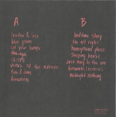 Radiator Hospital Torch Song vinyl LP album (LP record) US 01DLPTO739032