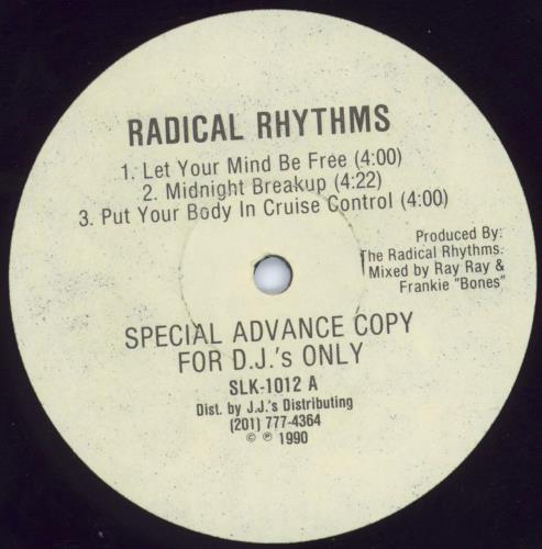Radical Rhythms EP 12" vinyl single (12 inch record / Maxi-single) US 3CF12EP808396