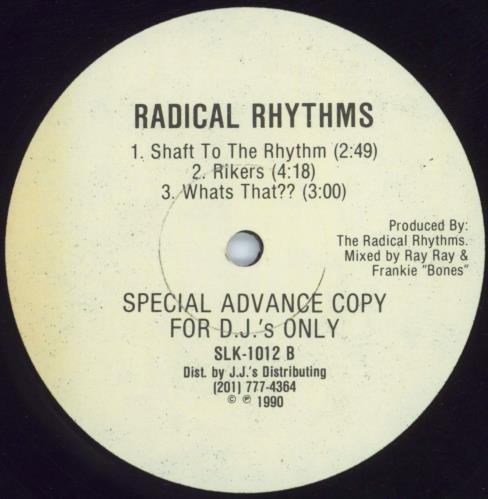 Radical Rhythms EP 12" vinyl single (12 inch record / Maxi-single) US 3CF12EP808396