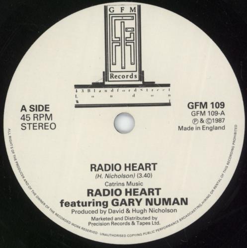 Radio Heart Radio Heart - Black 7" vinyl single (7 inch record / 45) UK 4FJ07RA226295