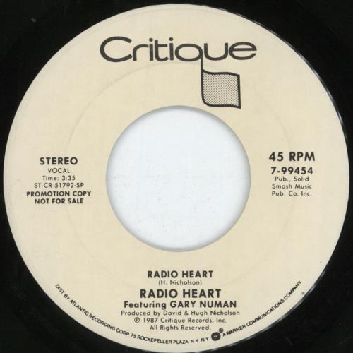 Radio Heart Radio Heart 7" vinyl single (7 inch record / 45) US 4FJ07RA14492