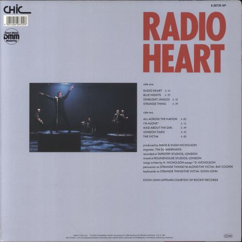 Radio Heart Radio Heart vinyl LP album (LP record) German 4FJLPRA860462