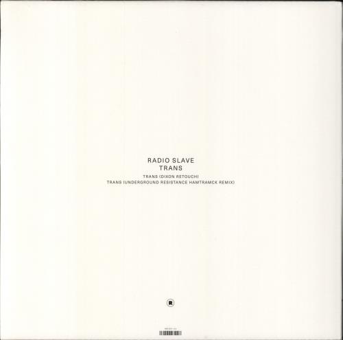 Radio Slave Trans - Clear Vinyl 12" vinyl single (12 inch record / Maxi-single) UK 4DG12TR797996