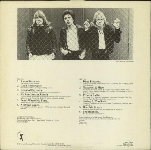 Radio Stars 2 Minutes Mr Smith vinyl LP album (LP record) UK RDSLPMI445205