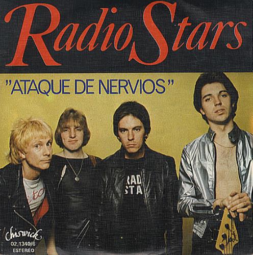 Radio Stars Ataque De Nervios 7" vinyl single (7 inch record / 45) Spanish RDS07AT343236