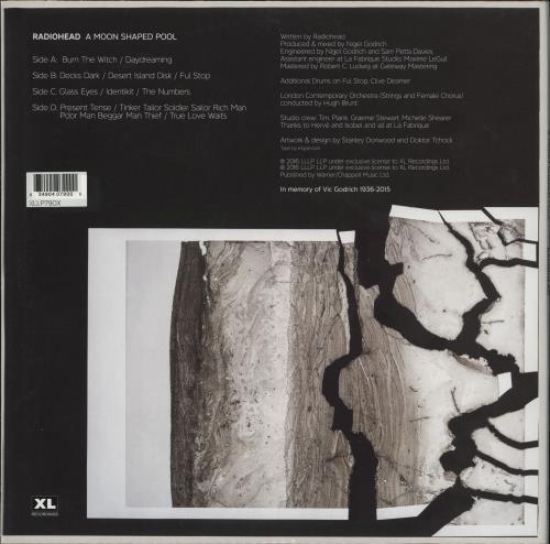 Radiohead A Moon Shaped Pool - 180 Gram White Vinyl - Sealed 2-LP vinyl record set (Double LP Album) UK R-H2LAM765410
