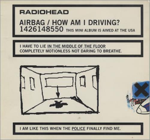 Radiohead Airbag/Am I Driving - Surface Marks On Disc CD album (CDLP) US R-HCDAI361786