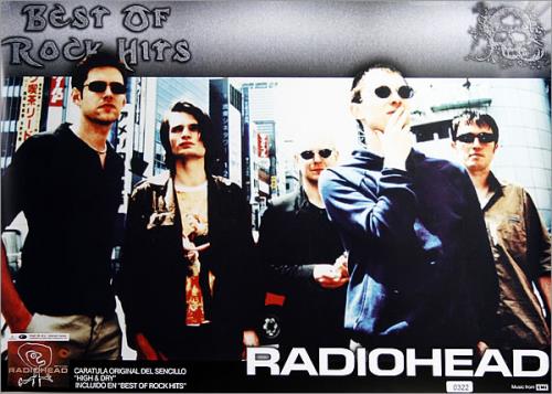 Radiohead Best Of Rock Hits poster Colombian R-HPOBE447189