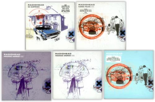 Radiohead Collection Of 3 Double CD Single Sets CD single (CD5 / 5") UK R-HC5CO422689