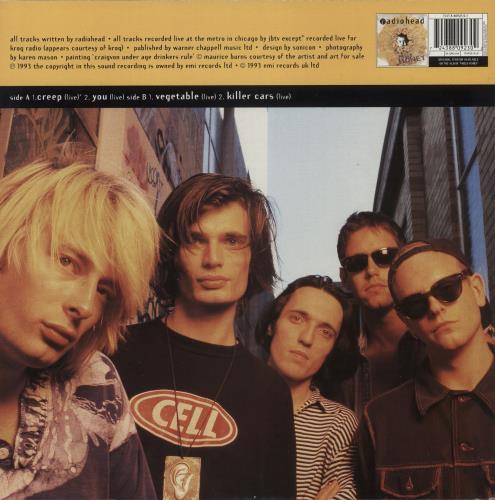 Radiohead Creep - Gatefold sleeve 12" vinyl single (12 inch record / Maxi-single) UK R-H12CR64847