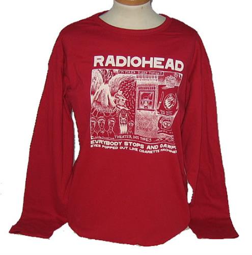 Radiohead Gawp Long Sleeved T-Shirt - XL t-shirt UK R-HTSGA367560