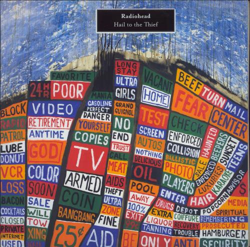 Radiohead Hail To The Thief - 1st - EX 2-LP vinyl record set (Double LP Album) UK R-H2LHA731726