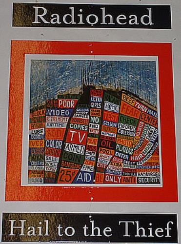 Radiohead Hail To The Thief display UK R-HDIHA265053