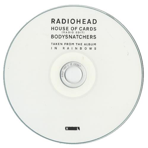 Radiohead House Of Cards / Bodysnatchers CD-R acetate UK R-HCRHO437054
