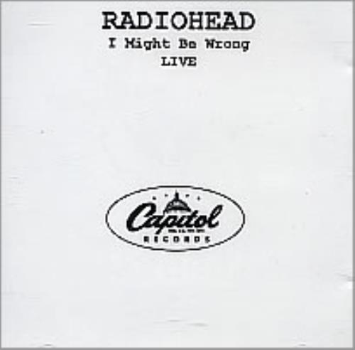 Radiohead I Might Be Wrong - Live CD-R acetate US R-HCRIM203617