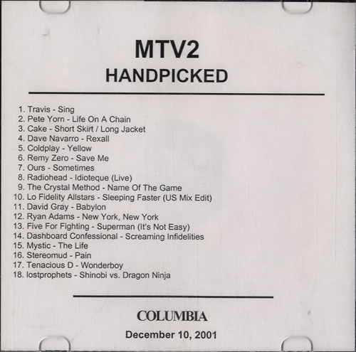 Radiohead Idioteque - Live CD-R acetate US R-HCRID477393